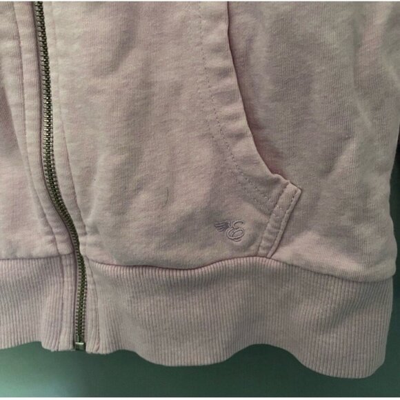 Esprit Y2K Women’s Pink Zip Up Sweater Retro Style Soft Knit Full Zip Size M/L - Picture 5 of 6